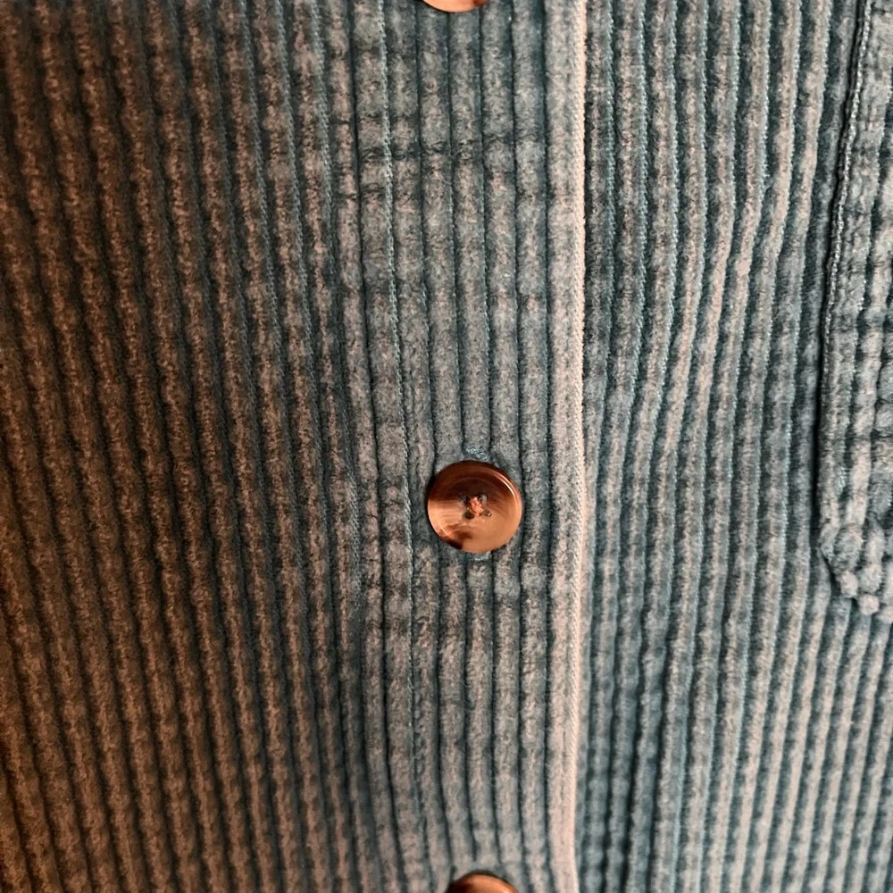 L.L. Bean Teal Button Down Shirt - Picture 3 of 4
